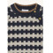 Hust and Claire: Pullover gestrickt Bio Baumwolle blau 74