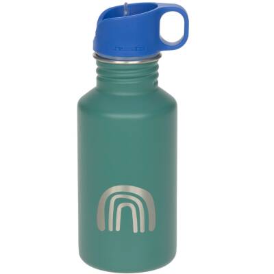 Lässig: Trinkflasche 500ml Little Gang Rainbow grün