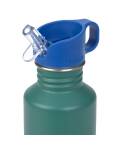 Lässig: Edelstahl Trinkflasche grün mit...