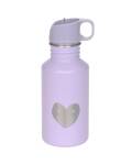 Lässig: Trinkflasche 500ml Little Gang Heart lilac