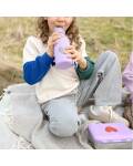 Lässig: Trinkflasche 500ml Little Gang Heart lilac