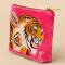 Powder: Kosmetiktasche bestickt Tiger 18x14cm