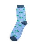 Mr Heron: Bambus Socken Herren Golf sky