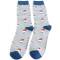 Mr Heron:Bambus Socken Herren Rotkelchen gestreift