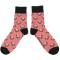 Powder: Bambus Socken Herren Mops rosa