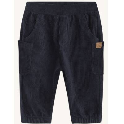 Hust and Claire: Hose Bio-Baumwolle Cord blau