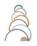 Little Dutch: Stapelspiel Regenbogen aus Holz blau ab 12...