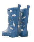 Fresk: Naturkautschuk Gummistiefel für Kinder Dino blau