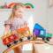 Magnetische Bausteine in Rainbow im Transport Set mit 50 Teilen