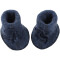 Engel: Baby-Schühchen mit Bändel Wollfleece blau 2 - 62/68