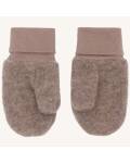 Kinder Handschuhe aus Wollfleece in beige Fäustlinge