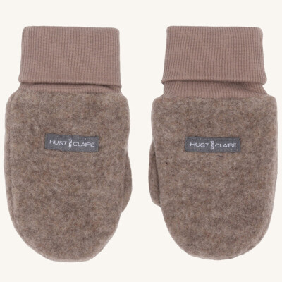 Hust and Claire: Fäustlinge Wollfleece beige Felix HC 2-3 Jahre