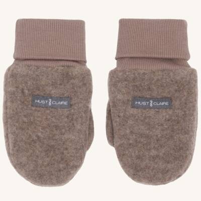 Hust and Claire: Fäustlinge Wollfleece beige Felix HC 3-4 Jahre