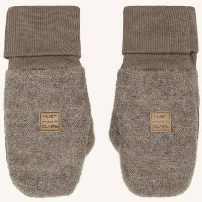Hust and Claire: Fäustlinge Wollwalk beige Felix HC