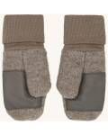 Kinder Handschuhe aus Wollwalk in beige Fäustlinge