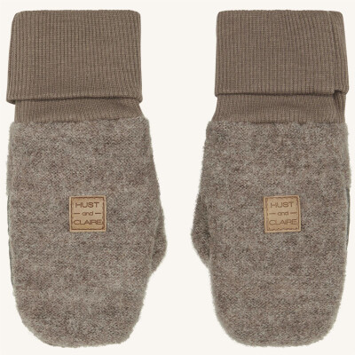 Hust and Claire: Fäustlinge Wollwalk beige Felix HC 3-4 Jahre