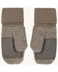 Kinder Handschuhe aus Wollfleece in beige Fäustlinge