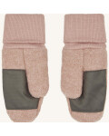 Kinder Handschuhe aus Wollwalk in rosa Fäustlinge