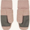 Kinder Handschuhe aus Wollwalk in rosa Fäustlinge