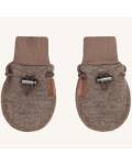 Hust and Claire: Baby Fäustlinge Wollwalk beige Ferri