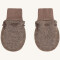 Baby Handschuhe aus Wollwalk in beige Fäustlinge