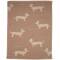Fussenegger: Babydecke Dackel Lena Bio-BW 75x100cm
