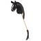 Hobby Horsing schwarze Mähne für Steckenpferd zum selber basteln