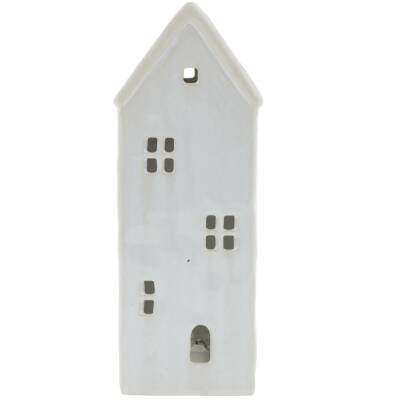 LED Haus Deko Keramik 21 cm Home Society