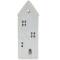 LED Haus Deko Keramik 21 cm Home Society