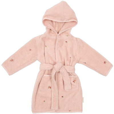 Little Dutch: Bademantel  rosa Blossom Bio-Baumwolle 86/92