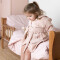 Little Dutch: Bademantel  rosa Blossom Bio-Baumwolle 86/92
