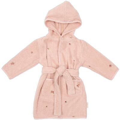 Little Dutch: Bademantel  rosa Blossom Bio-Baumwolle 98/104