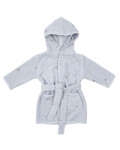 Little Dutch: Bademantel hellblau Bio-Baumwolle Forest 86/92