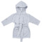 Little Dutch: Bademantel hellblau Bio-Baumwolle Forest 86/92