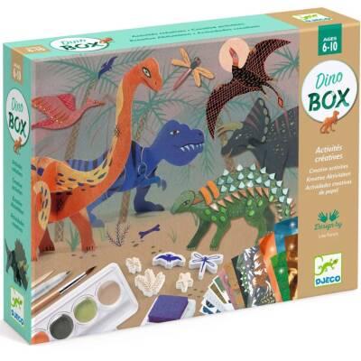 Djeco: Bastelset Multi-Aktivity Dinosaurier ab 6 J.