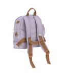 Lässig: Kindergartenrucksack Motiv Smiley lila mit Brustgurt