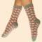 Powder: Kuschelsocken Damen Fair Isle Teal