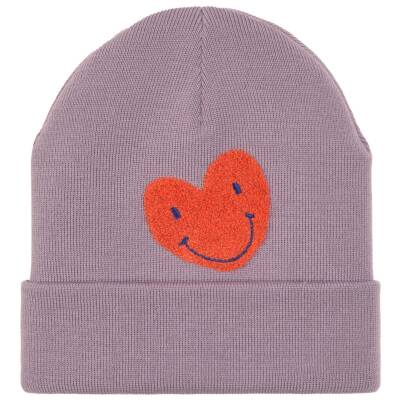 Lässig: Mütze Beanie Little Gang Heart Lavender 3-6J.