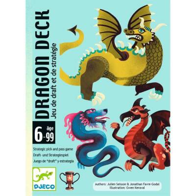 Djeco: Kartenspiel Dragon Deck von 6-99 Jahren