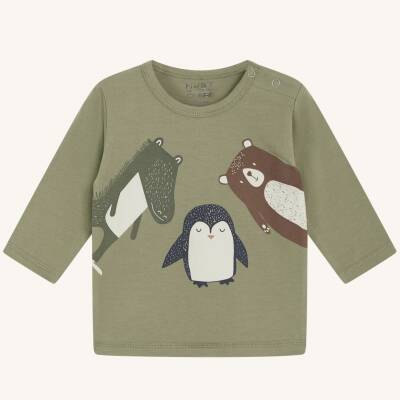 Hust and Claire: Langarm-Shirt HCAugust turtle green