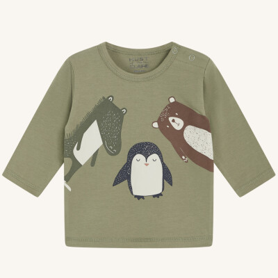 Hust and Claire: Langarm-Shirt HCAugust turtle green 62