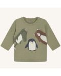 Hust and Claire: Langarm-Shirt HCAugust turtle green 62