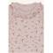 Baby Langarmbody in rosa mit Blümchen zum Wickeln