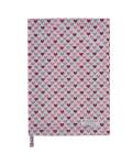 Krasilnikoff: Geschirrtuch Hearts rot Konfetti 50x70