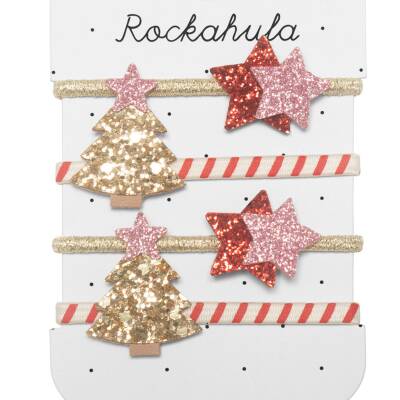 Rockahula: Haargummis Xmas 4 Stück