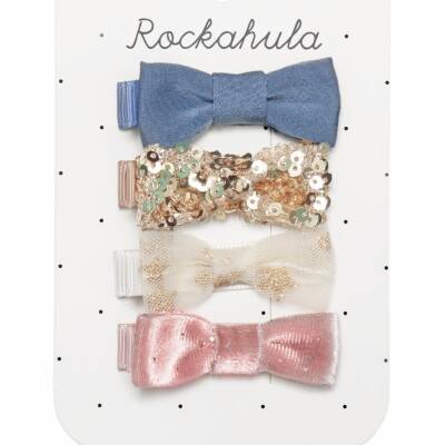 Rockahula: Haarclips kleine Schleifen 4 Stück