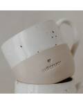 Eulenschnitt: Tasse Glücklich für Cappuccino