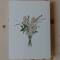 Eulenschnitt: Postkarte Flower Bouquet Aquarell