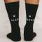 Eulenschnitt: Socken schwarz Ciao Kakao 35-38