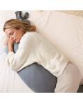 Nobodinoz: bequemes Stillkissen oder Babynestchen in blau...